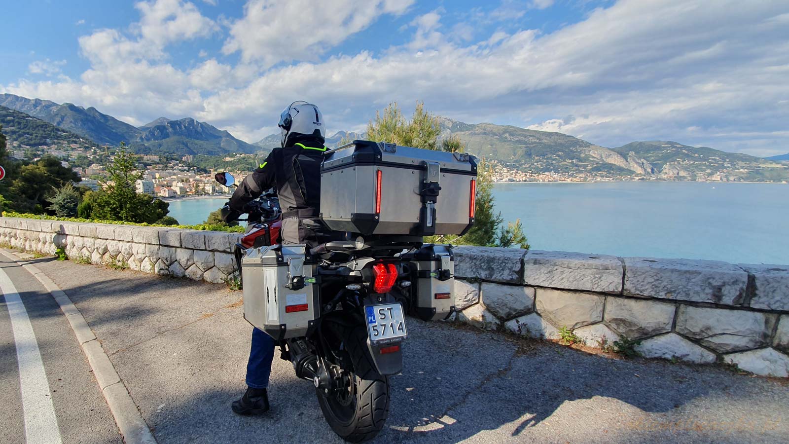 Côte d’Azur à moto